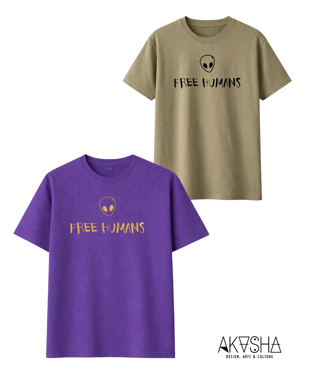 Free Humans | T-Shirt | AKASHA Designs